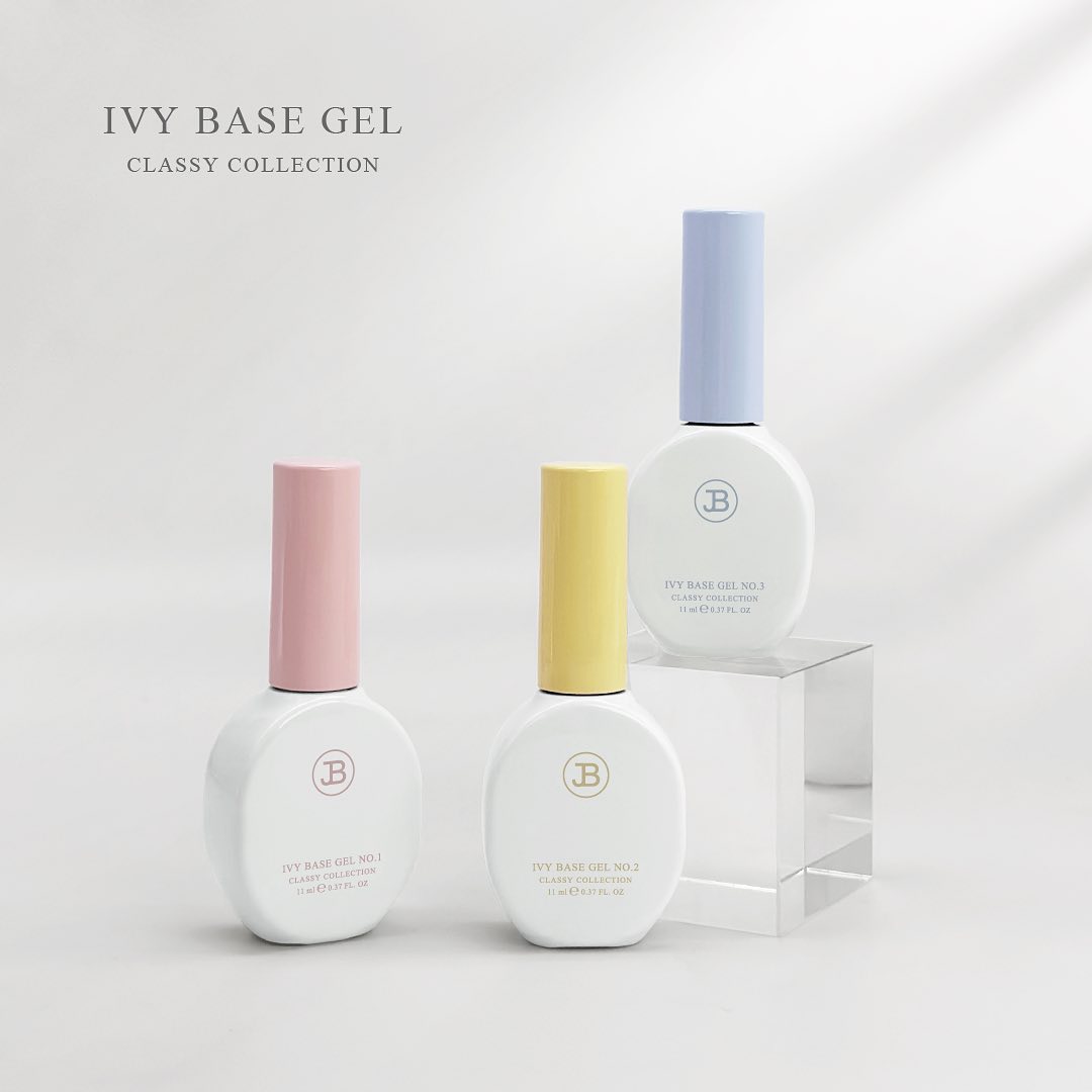 JIN.B IVY CLASSY BASE GEL SERIES - 3 TYPES | A TIPS NAILS