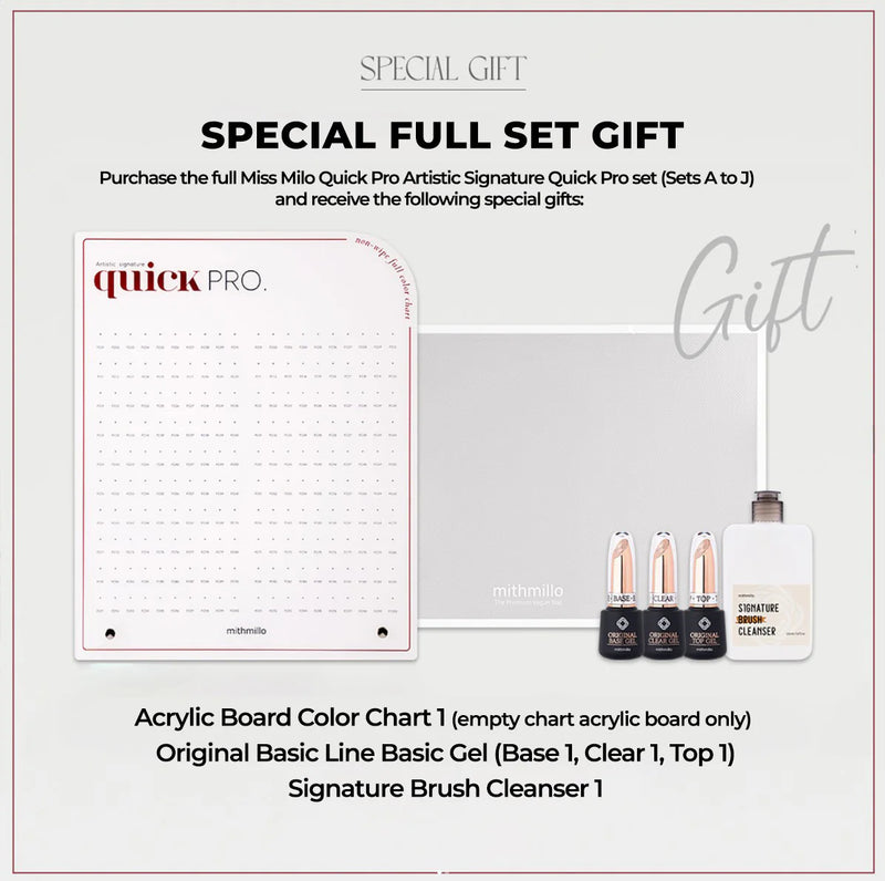 ARTISTIC SIGNATURE QUICK PRO 100 COLOUR FULL SET (NON-WIPE)