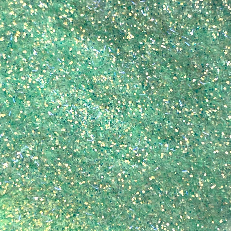 SHERBET MINT/CORAL GLITTER POWDER