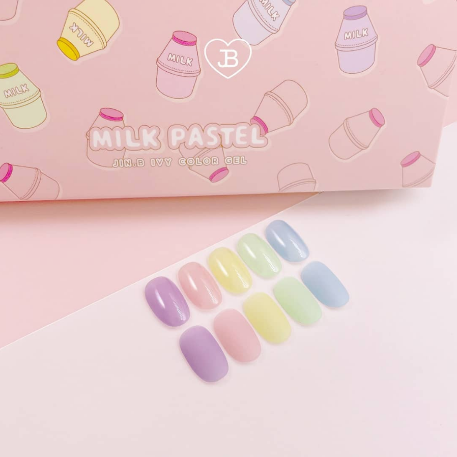 JIN.B MILK PASTEL COLLECTION | A TIPS NAILS